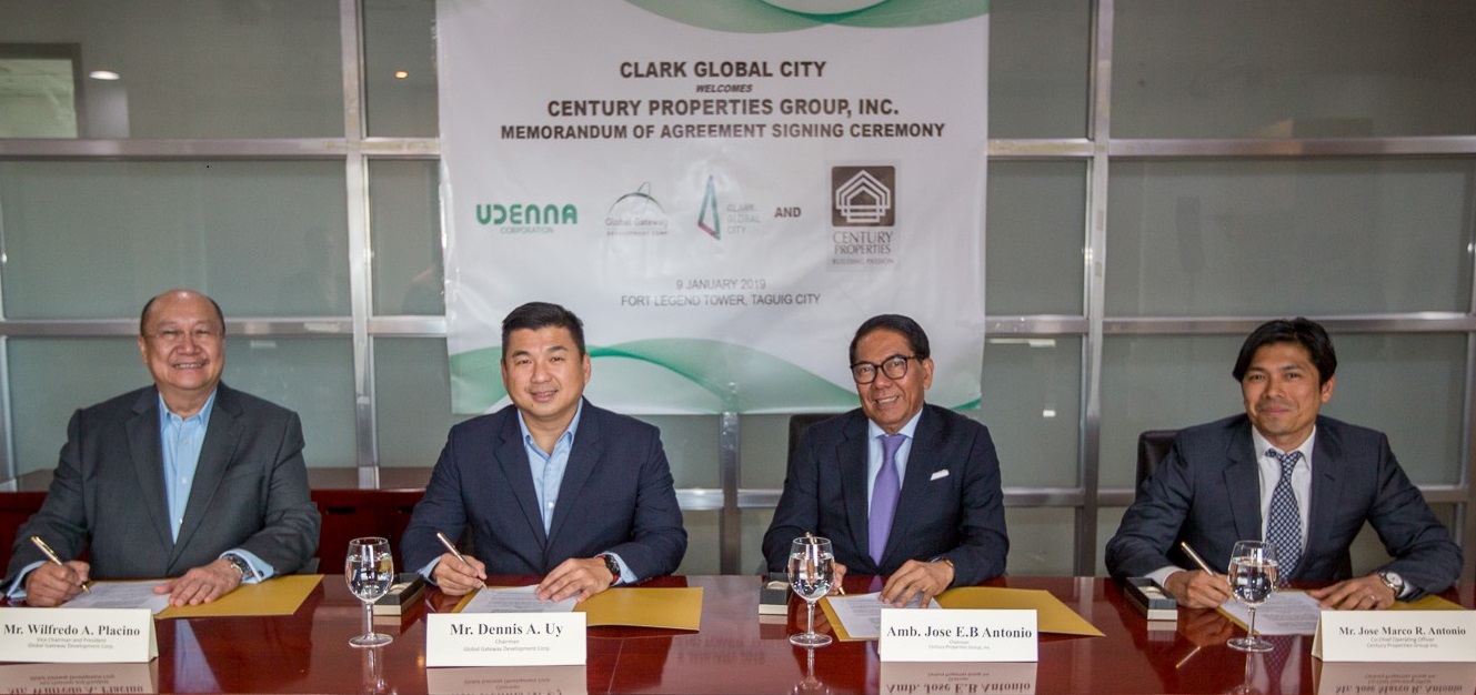 Clark Global City Project MOU Signing CPG and GGDC 2