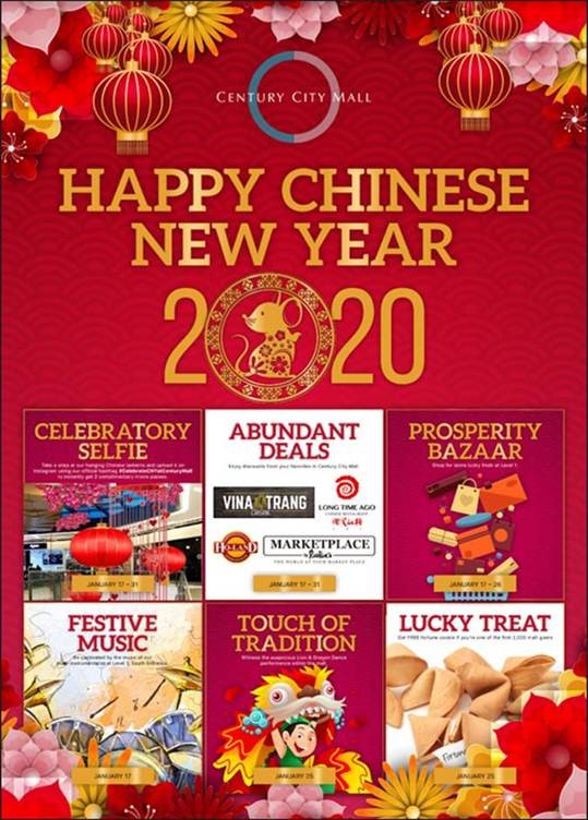 Chinese New Year deals and treats at Century City Mall