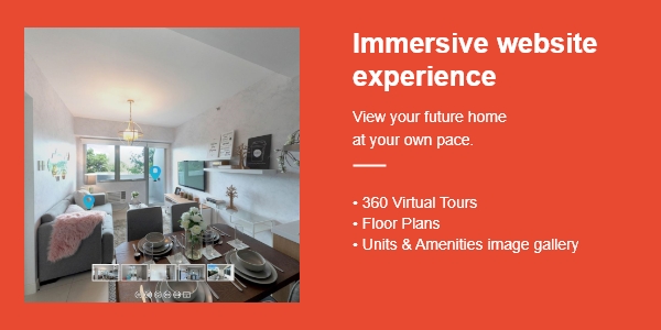 immersive website experience - Century Properties