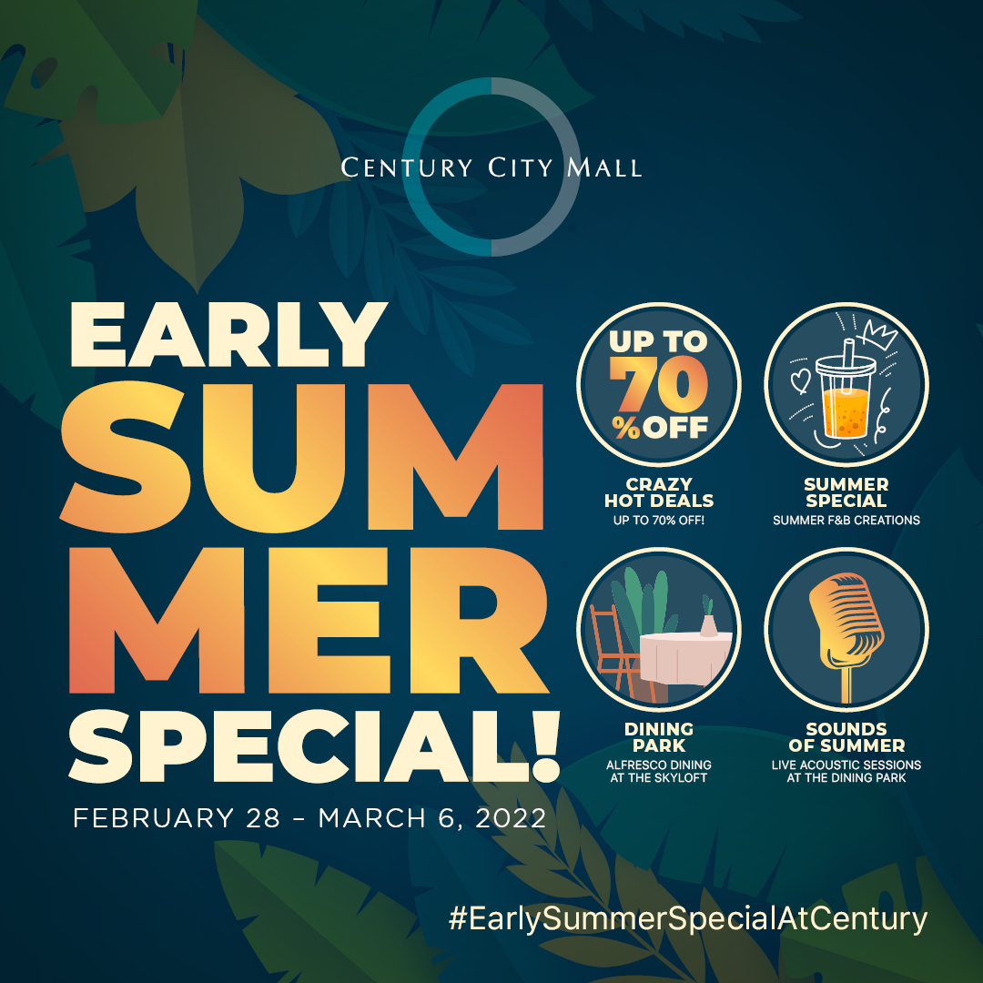 Be Among The First To Enjoy Summer At Century City Mall