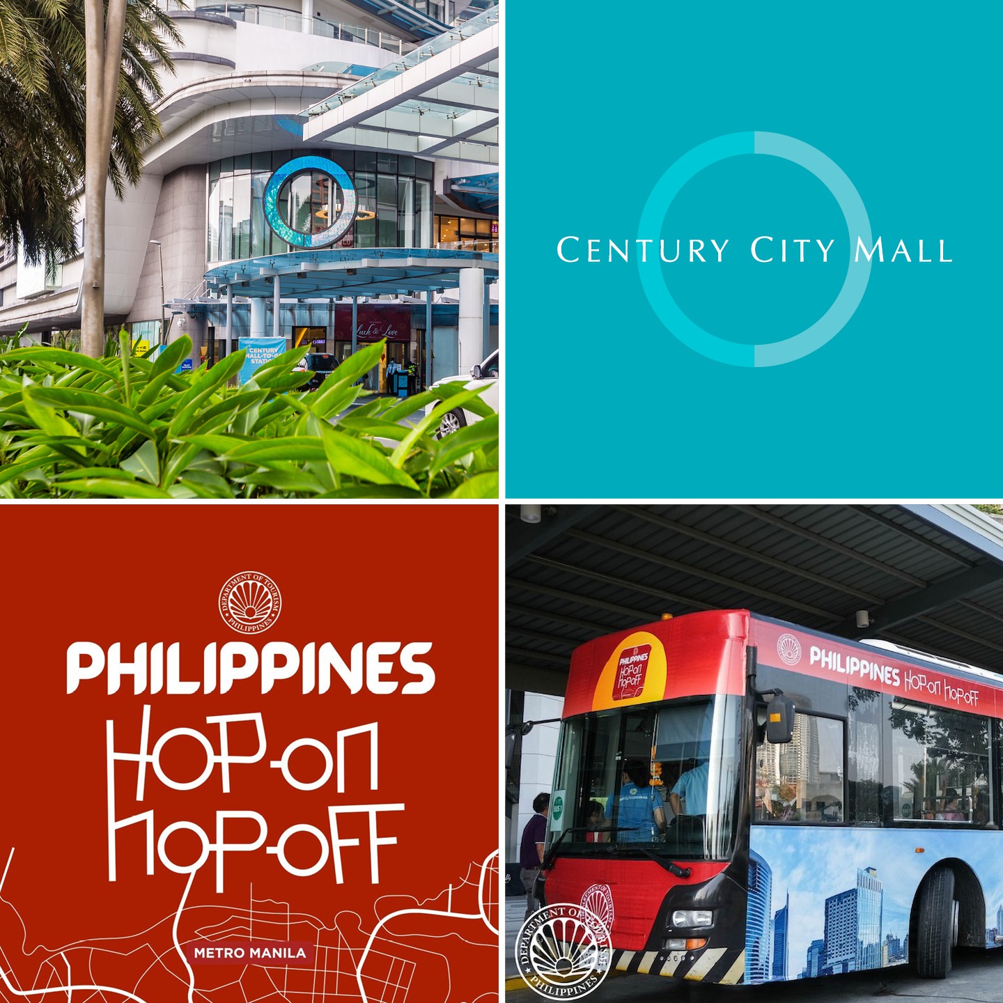 The HoHo Bus shall drop off and pick up passengers at the North Entrance of Century City Mall to give them the chance to visit the nearby dining and shopping spots in Poblacion.